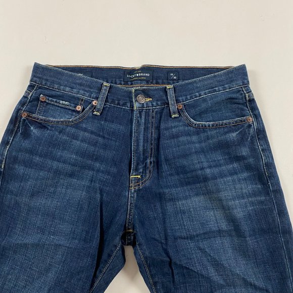 Lucky Brand 221 Straight Jeans Mens 32 x 30 Measure 33.5 x 29 Stretch - Picture 3 of 14